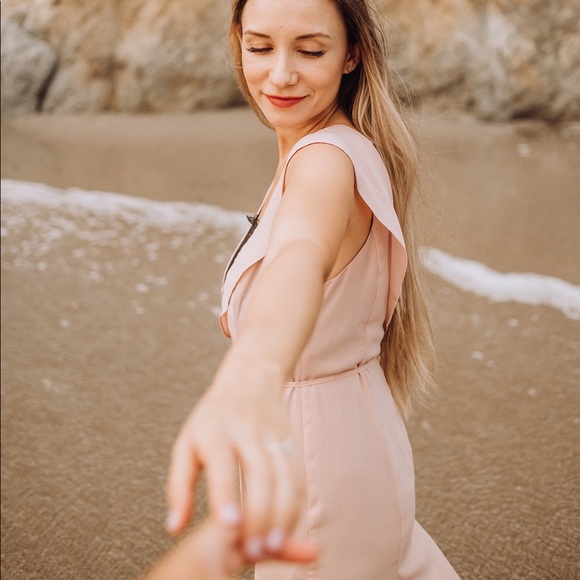 Maxi dress with lace underslip - Picture 2 of 5